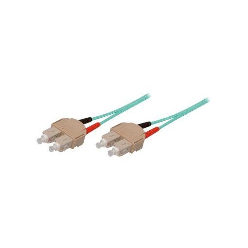 Cable de conexión Exertis Connect SC multimodo, 20 m, turquesa