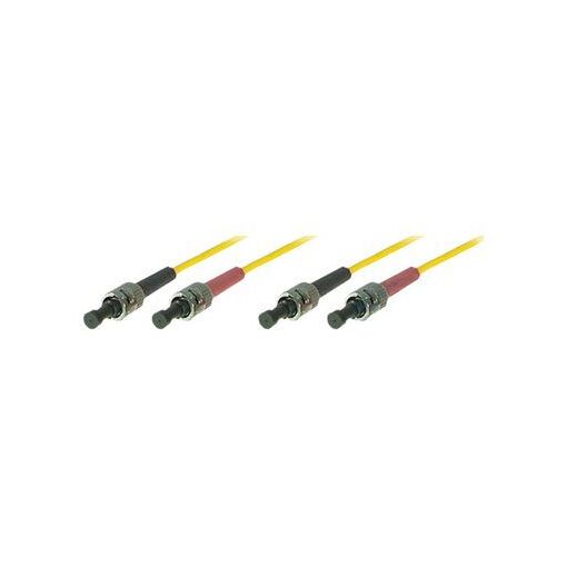 Câble de connexion Exertis Connect, mode unique ST (P), 2 m, jaune