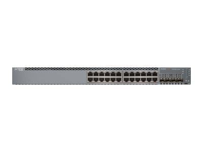 Conmutador Juniper Networks EX2300-24T - Gestionado - 24x10/100/1000 + 4xSFP Gigabit / 10xSFP+ 10GbE - Escritorio, Montable en rack
