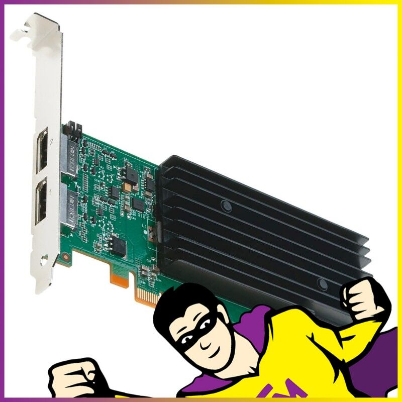 PNY NVIDIA Quadro NVS 295 - Graphics Card - 256MB GDDR3 - Low Profile PCIe x16 - 2x DisplayPort