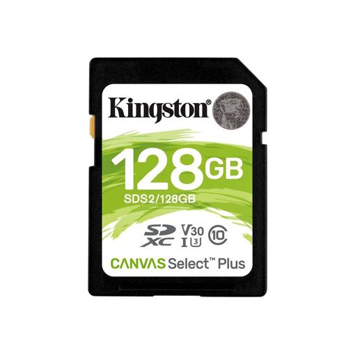 Kingston Canvas Select Plus 128GB SDXC UHS-I Memory Card