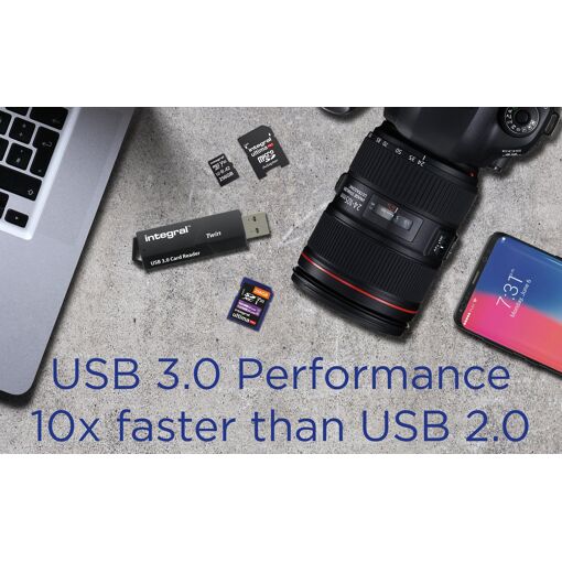 Lector de tarjetas de memoria Integral USB 3.0