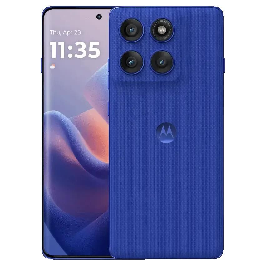 TIM Motorola Edge 60 Pro - 6.67" Double SIM 5G Android Phone - 12GB RAM, 512GB Storage, 6000mAh Battery - Blue