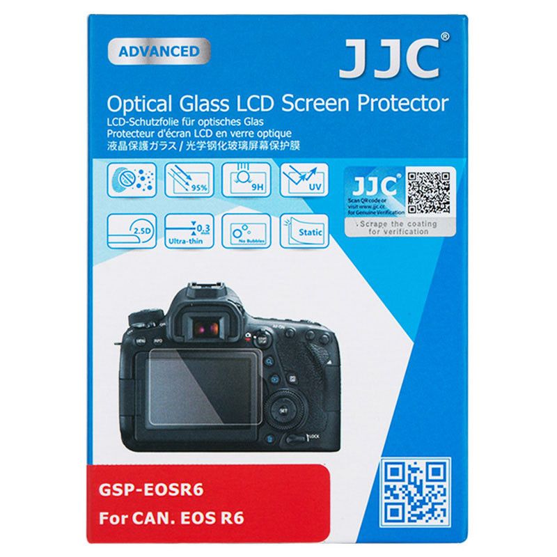 JJC LCD Screen Protector for Canon EOS R6