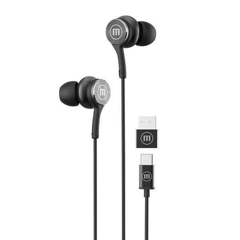 Maxell XC1 USB-C Headphones with Adapter