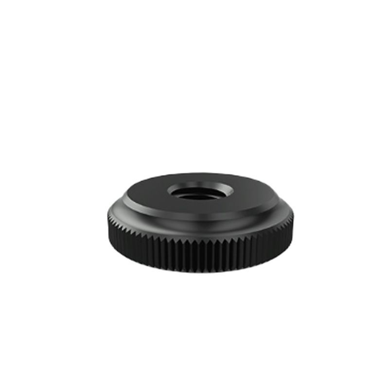 INF 1/4-20 Threaded Female Locking Nut Adaptor for Selfie Stick, Black