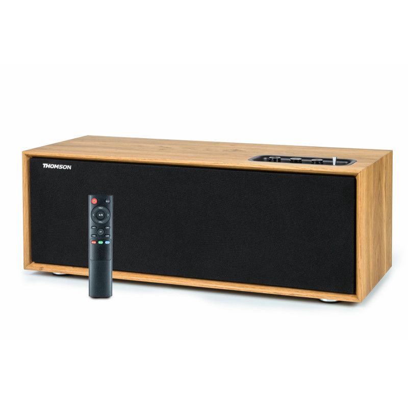 Thomson WS702 150W Wooden Hi-Fi Speaker - Bluetooth 5.0, Optical Input, USB, Equalizer