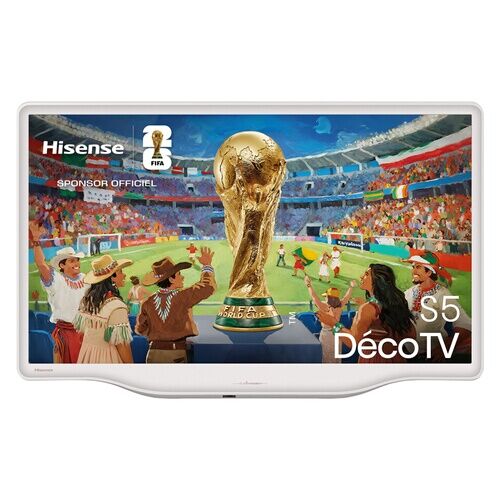 Hisense 32S5Q QLED TV 32-Inch White Morandi