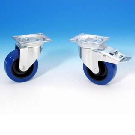 Adam Hall Rotating Roulette - Blue Cover - Double-Action Brake - 100mm