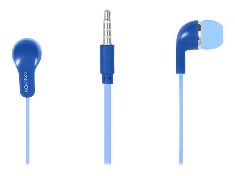 Canyon CNS-CEPM02BL - Wired Headphones with Microphone - In-Ear - 3.5mm Jack - Blue