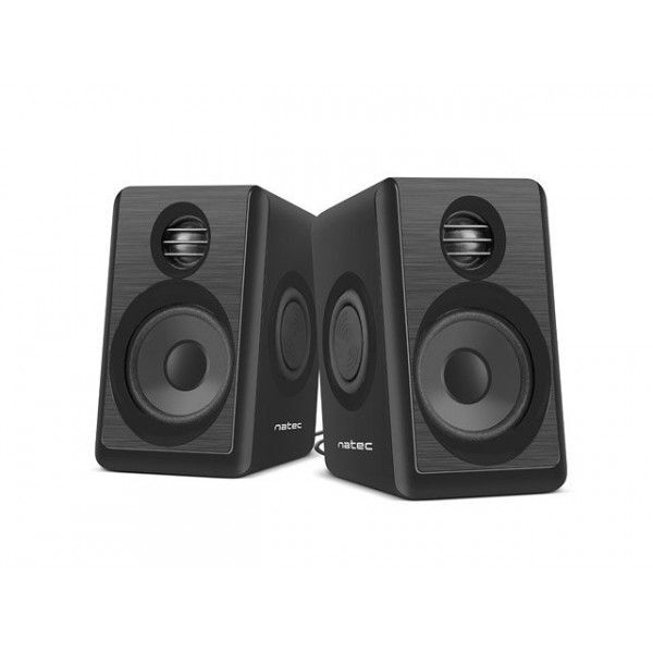 Natec Lynx 2-Way Speaker, Black, Wired, 6W