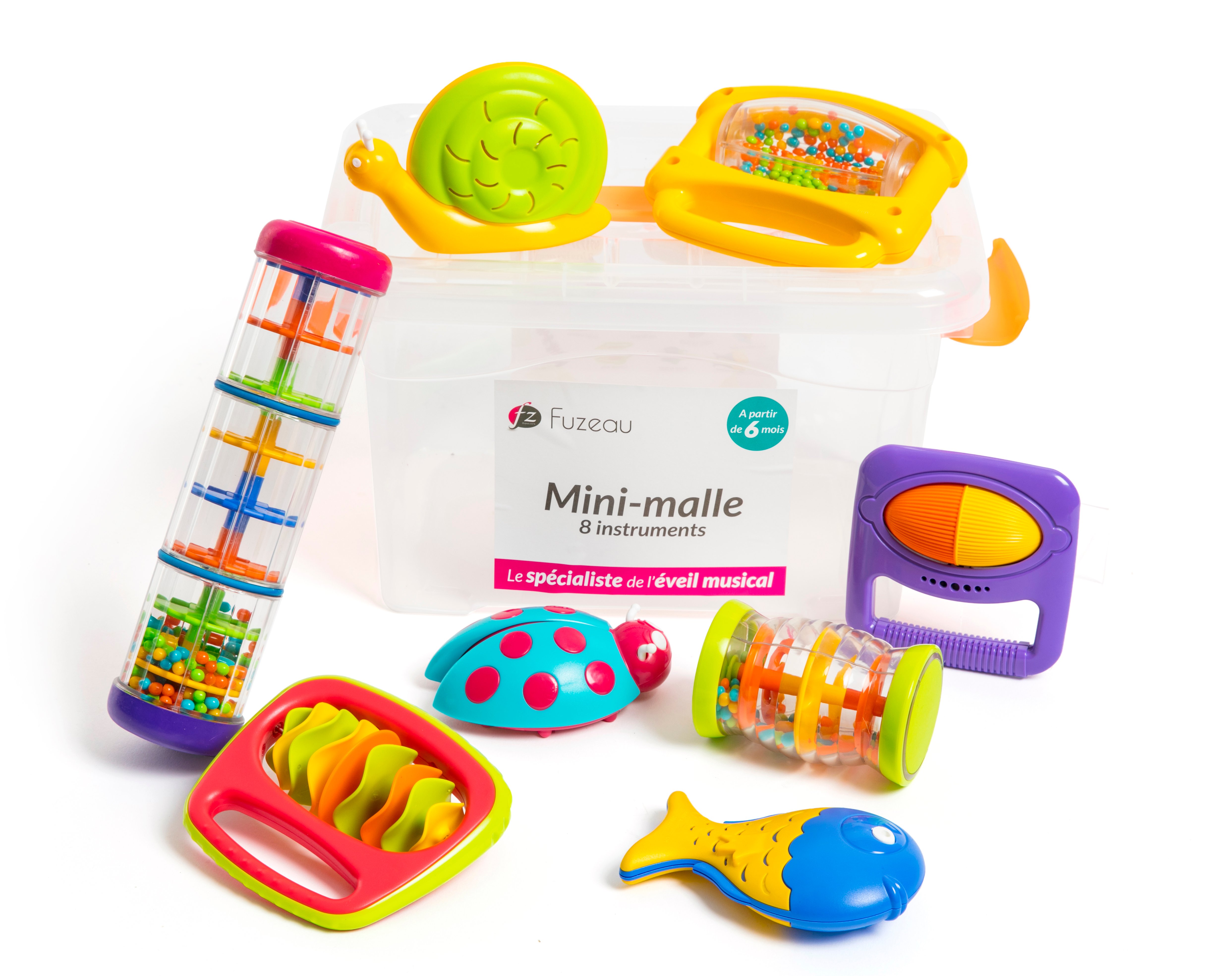 Fuzeau Mini Malle - 8 Musical Instruments for Little Ones