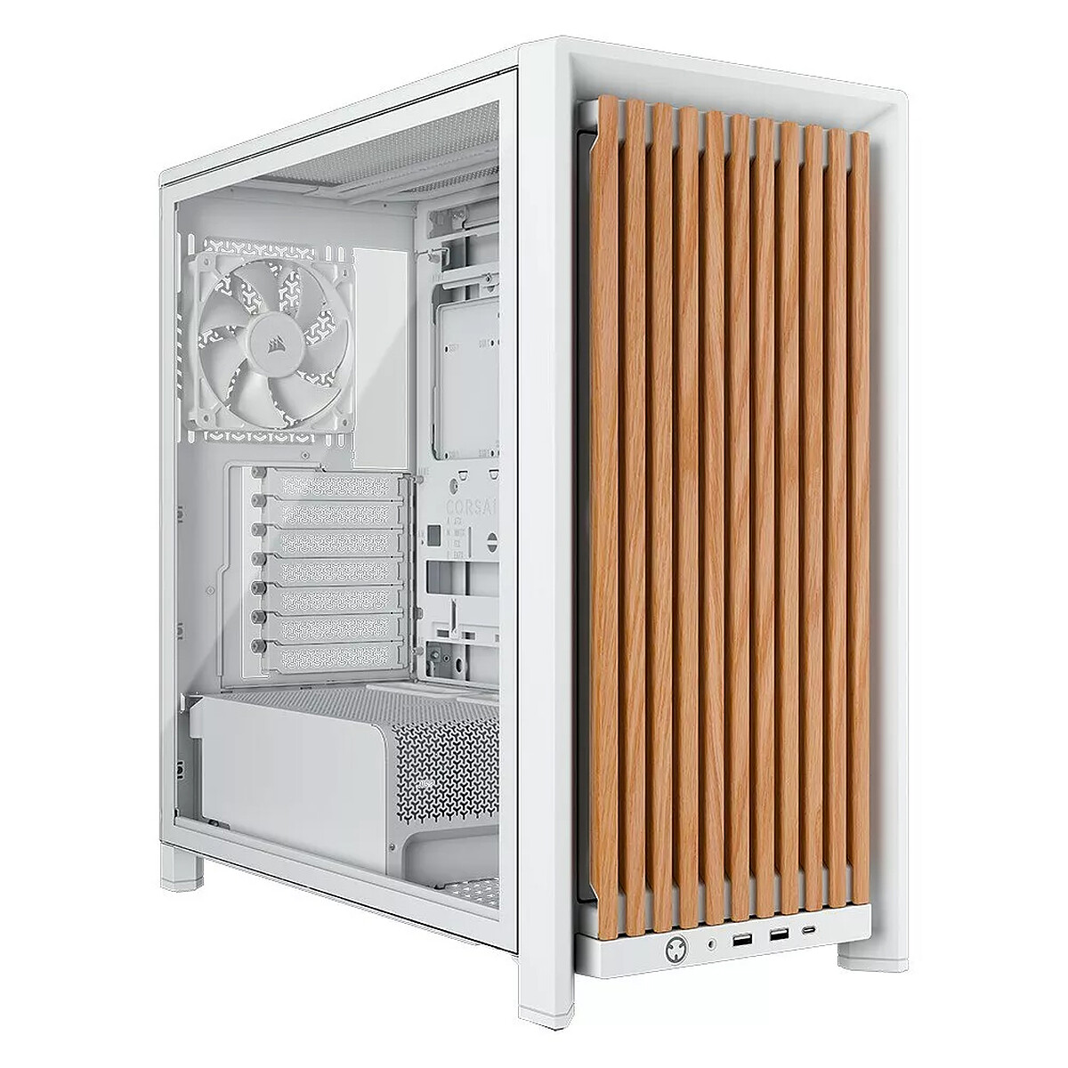 Corsair Frame 4000D RS Wood (White)