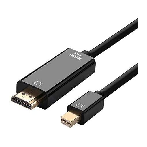 AISENS Mini DP to HDMI Converter Cable, Black, 2.0m