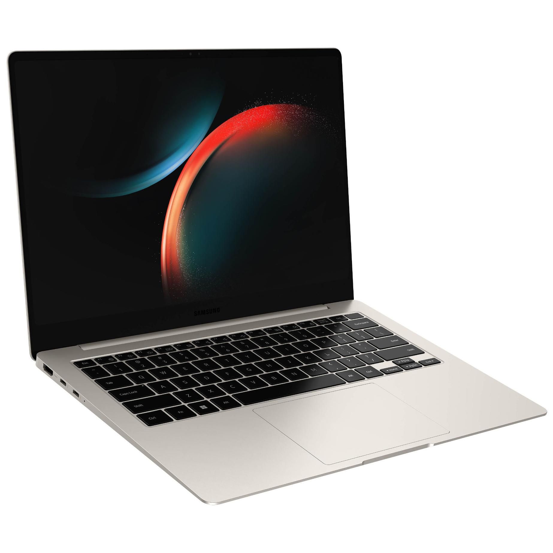 Samsung Galaxy Book3 Pro - Portátil de 14', i7-1360P, 16GB RAM, 512GB SSD, Intel Iris Xe (Beige)