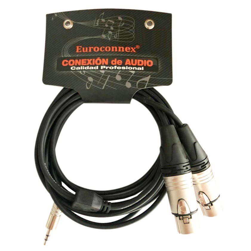 Euroconnex XLR to Jack 3.5mm Cable (2m, 2x1 F - F)