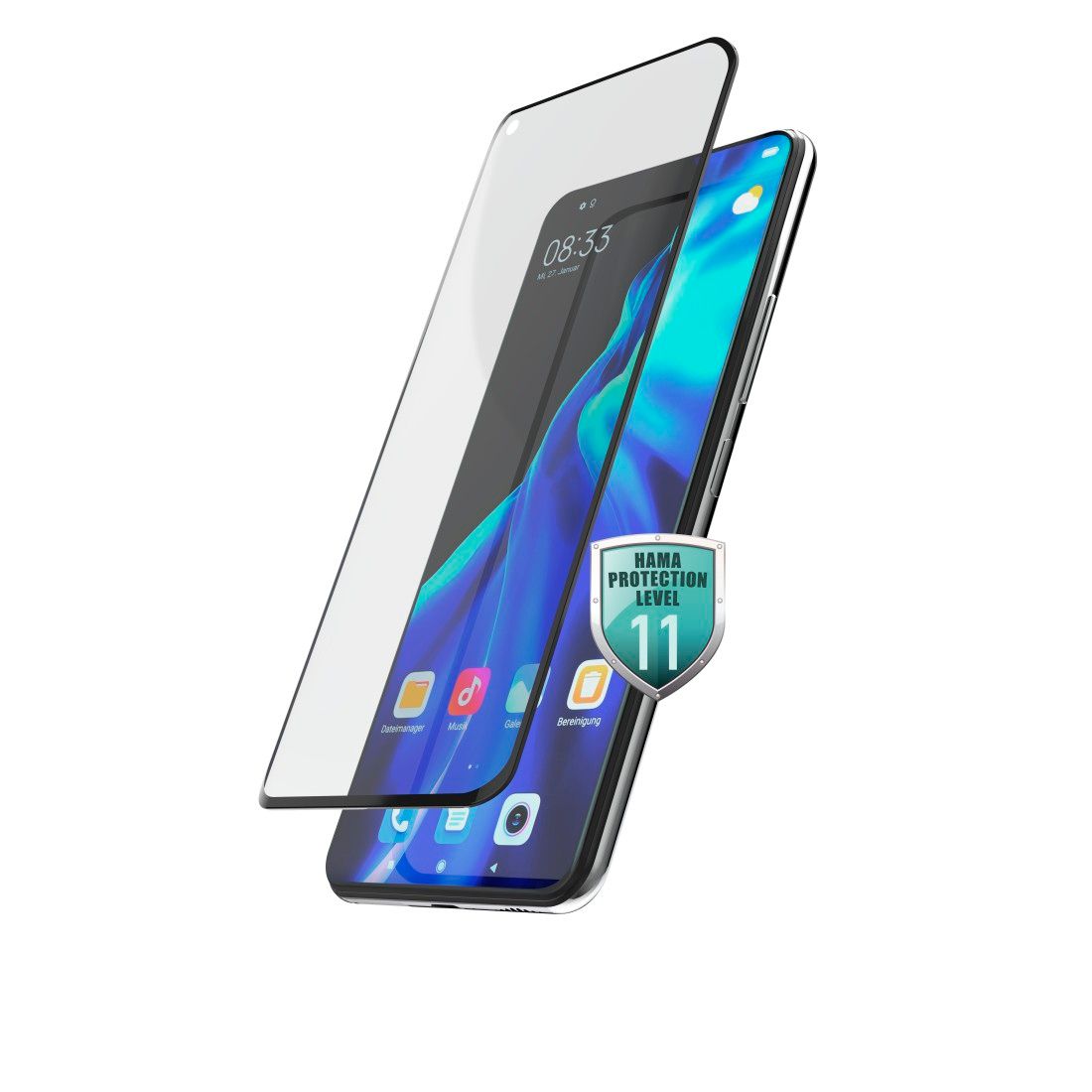 Hama 3D Full-Screen Protection Glass for Xiaomi 12 Lite 5G, Black