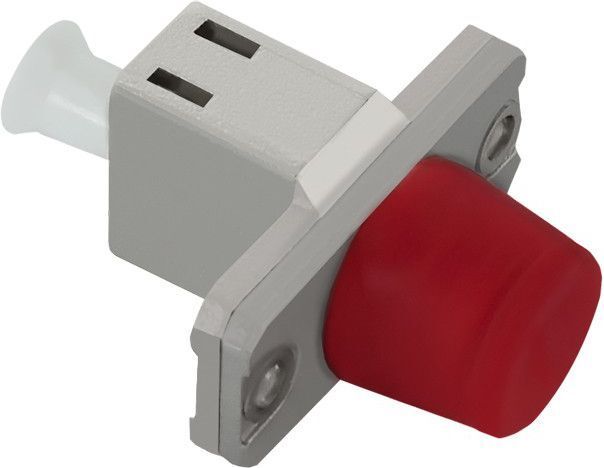 Qoltec Hybrid Network Coupler - LC/UPC (F) to FC/UPC (F) - Optical Fiber