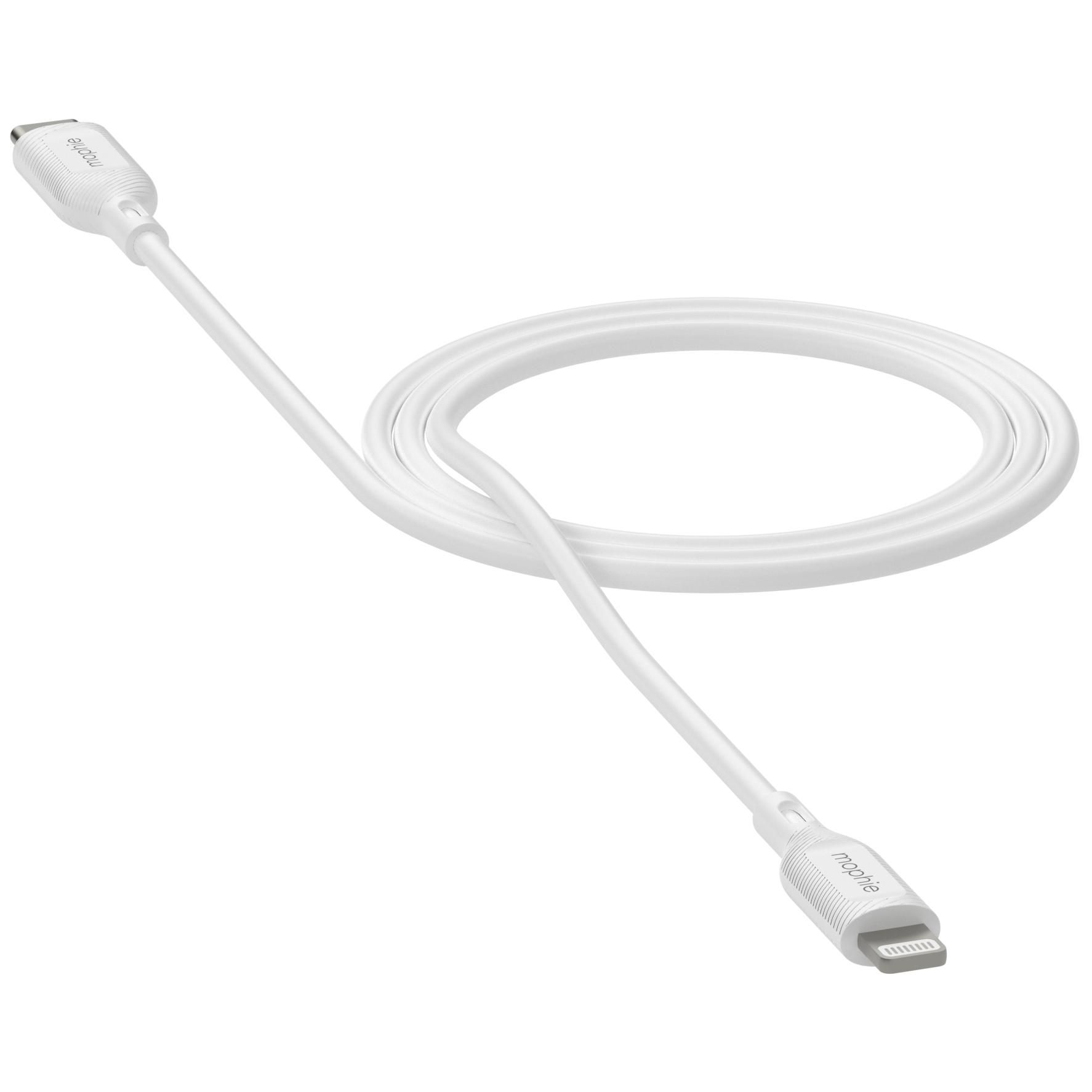 Zagg Mophie Essentials Lightning to USB-C Cable (1M), White