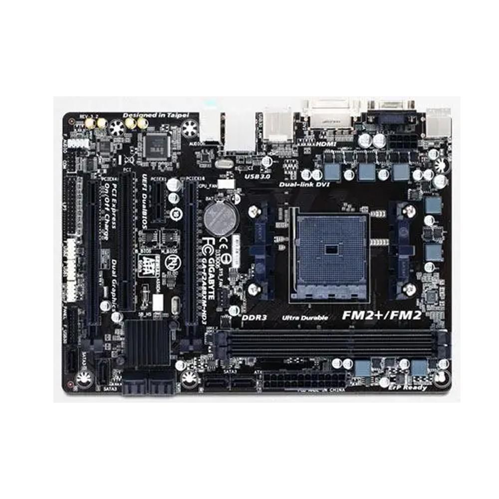 Gigabyte GA-F2A88XM-HD3(rev.3.x) AMDA88X Socket FM2/FM2+ DDR3 64GB Micro ATX Motherboard