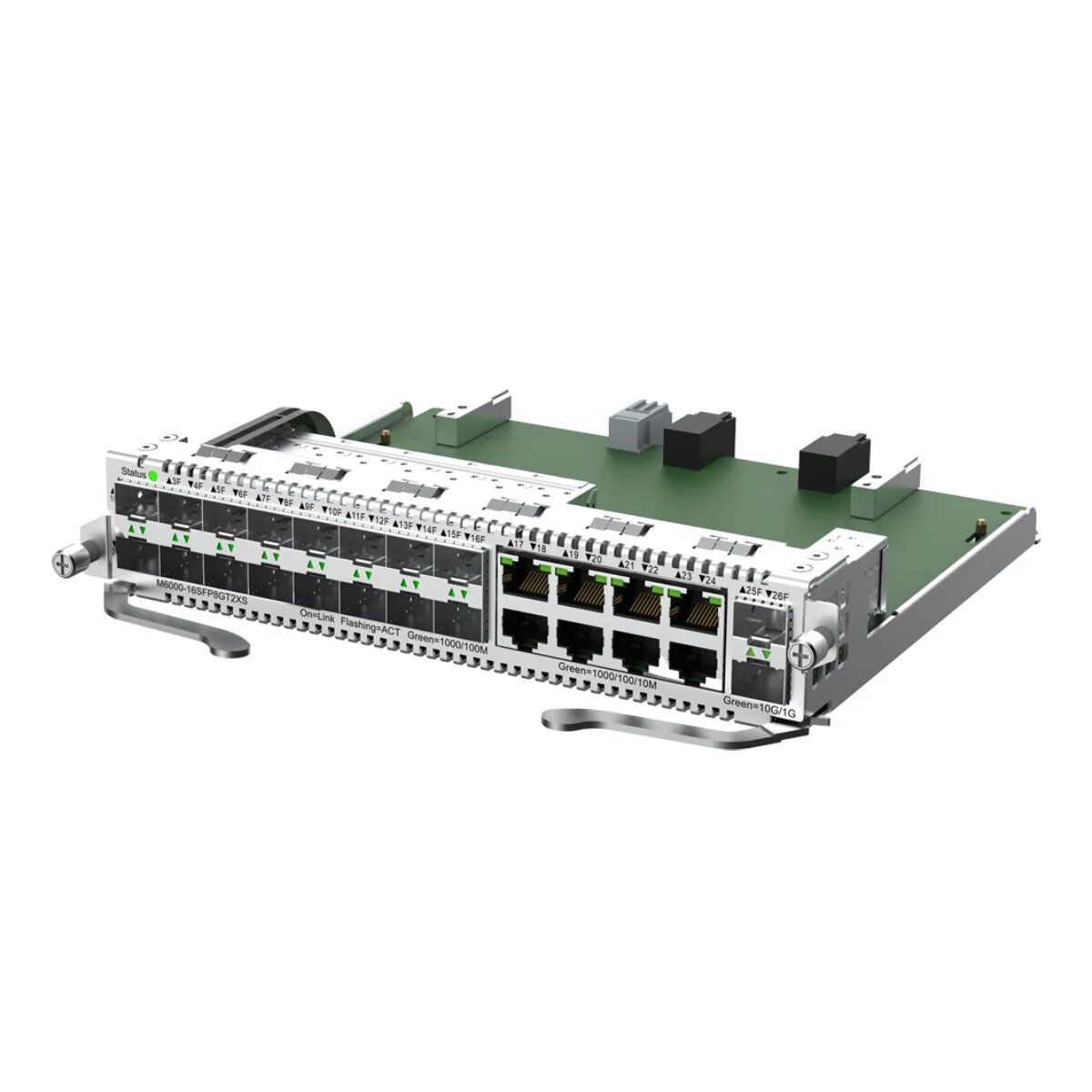 REYEE by RUIJIE Modular Switch Interface Card RG-NBS6002 16x SFP Gigabit, 8x RJ45 Gigabit, 2x SFP+ 10Gbps