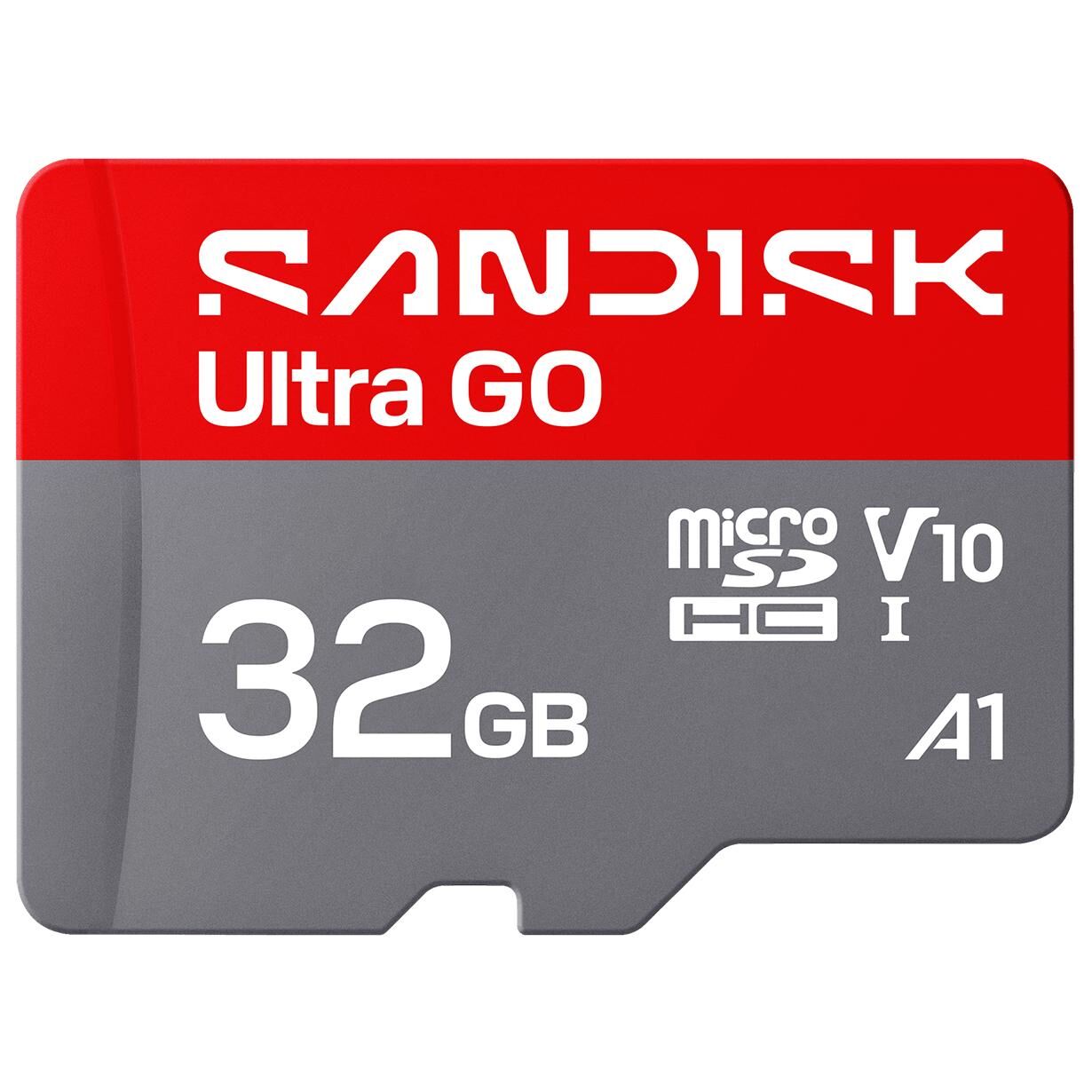 SanDisk Ultra GO - Carte mémoire flash - 32 Go - A1 / UHS-I U1 / Class10 - microSDHC UHS-I