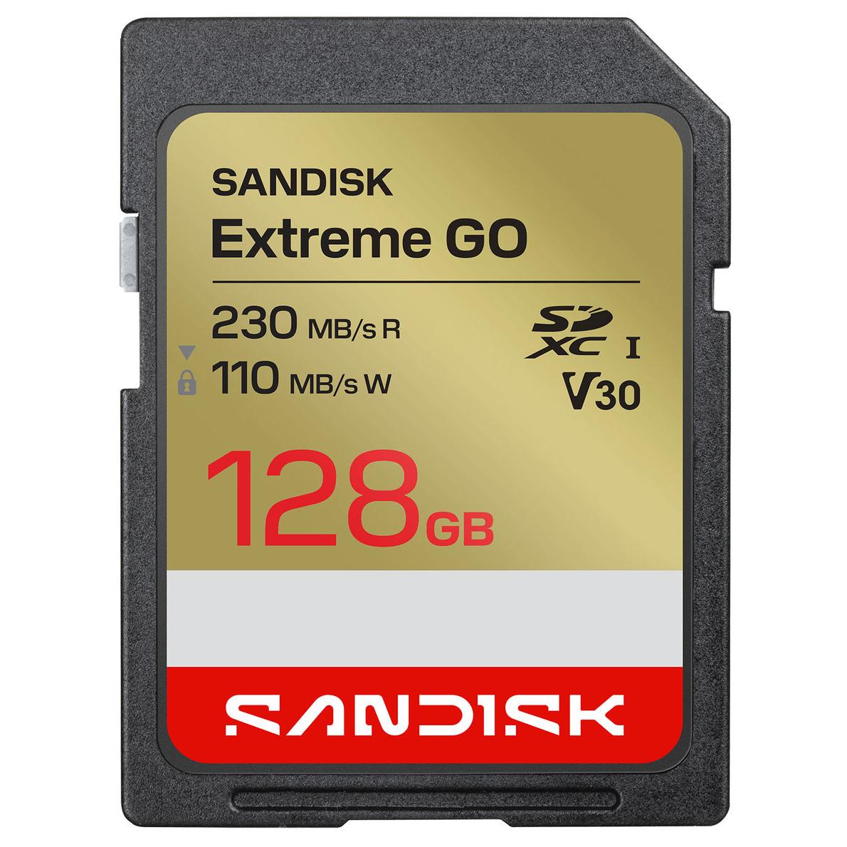 SanDisk Extreme GO 128GB SDXC UHS-I Card