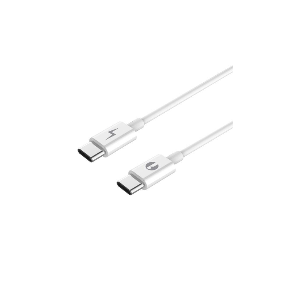 MBG France USB-C Cable - 2m White - 3A Charge & 480Mbps Transfer