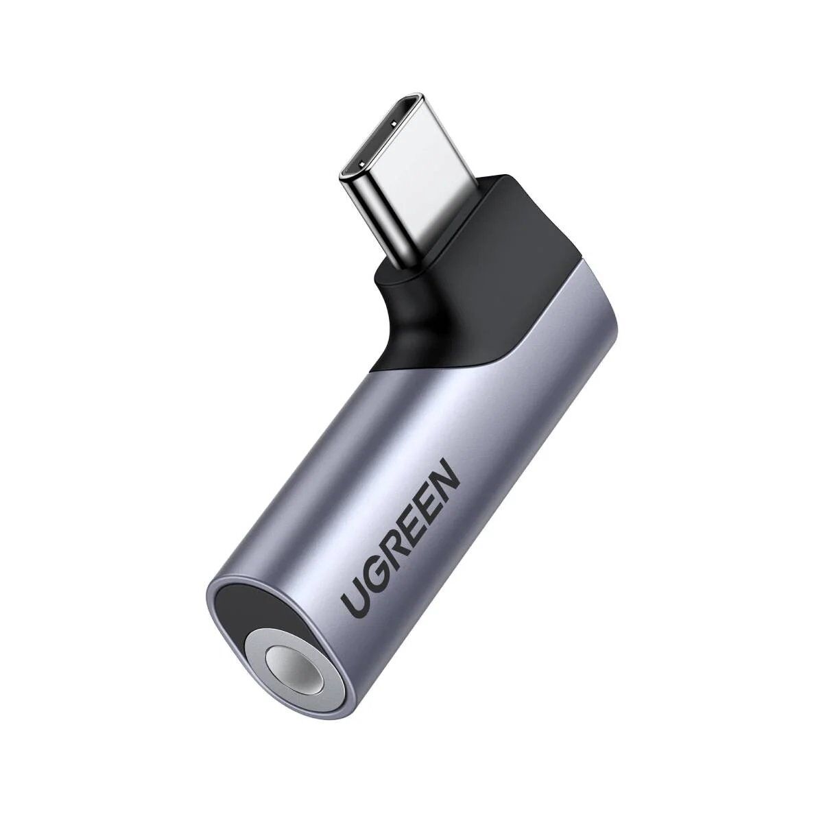 UGEN Adaptor CM460 USB-C to 3.5mm Audio Jack (Gray)