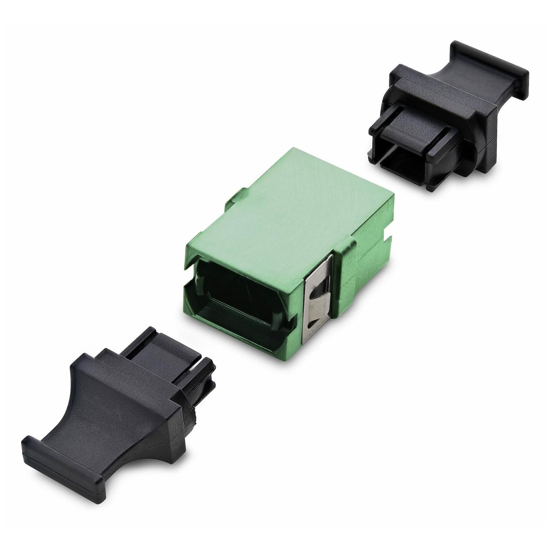 Startech Network Connector - TAA Compliant - MTP/MPO/APC Monomode (F) to MTP/MPO/APC Monomode (F) - Optical Fiber - 9/125 µm - OS1/OS2 - Passive - Green