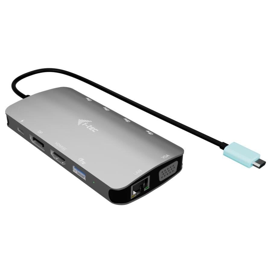 i-tec Metal Nano 3x Display Docking Station with Power Delivery 100W (USB-C)