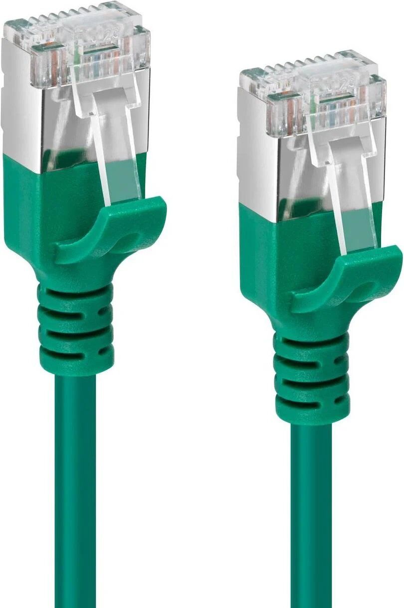 MicroConnect V-FTP6A10G-SLIM Network Cable Green 10m Cat6a U/FTP (STP)