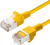 MicroConnect V-FTP6A10Y Cat6a Ethernet Cable, 10m, Yellow