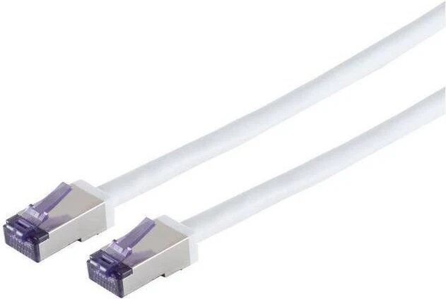 Lanview Cat6A Flex Shielded Ethernet Cable, 20m, White (LVN-CAT6A-FLEX-20MWH)