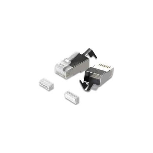 Conectores modulares MicroConnect RJ45 Cat8.1 FTP, paquete de 50 (CON81FTP)