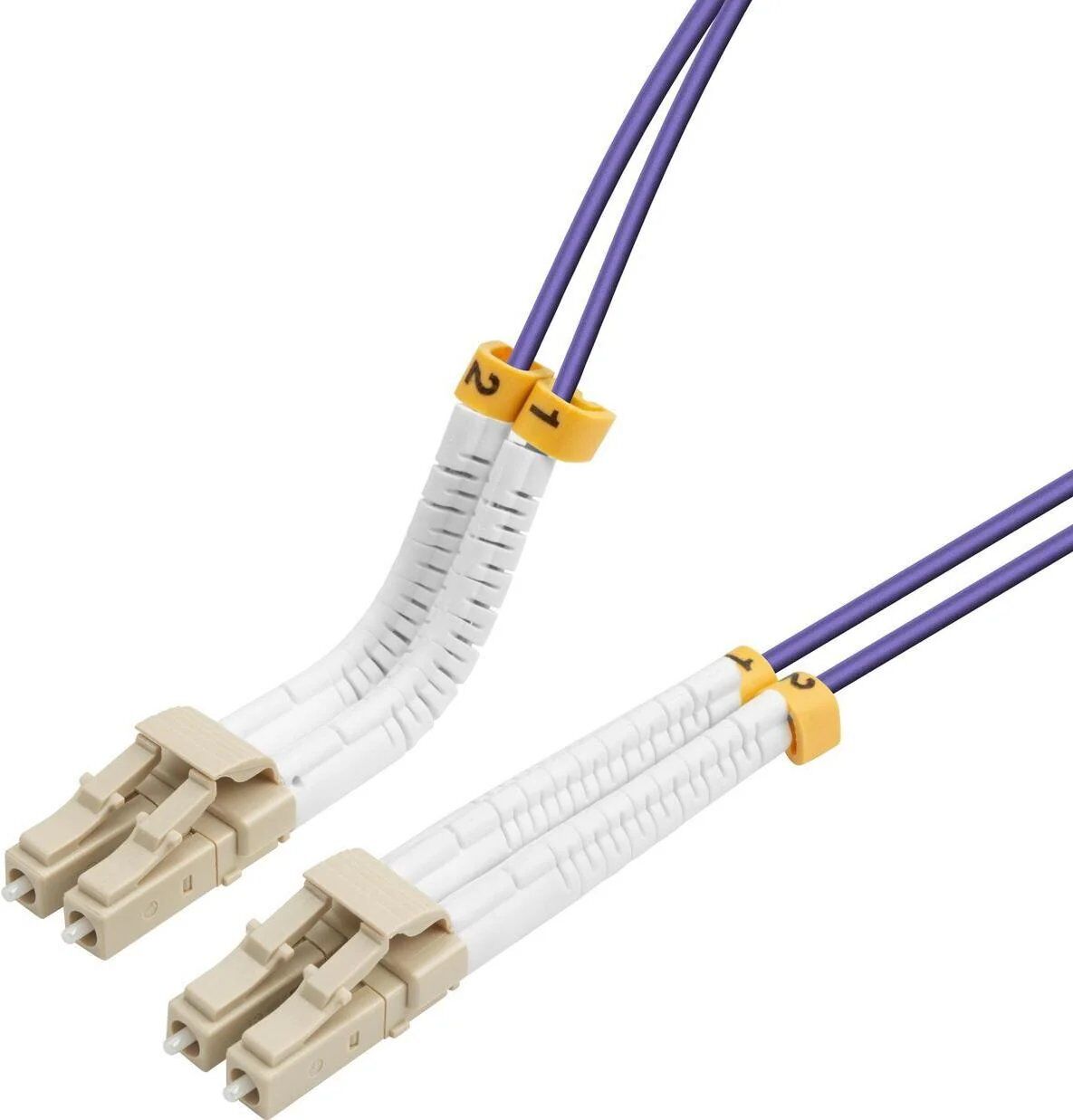 Lanview Bendable LC-LC Multimode Fiber Cable Duplex 3m OM4