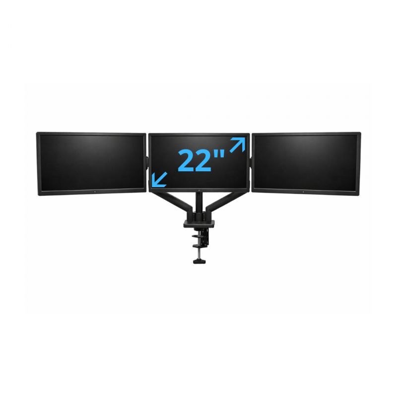 MonsieurCyberman 22-Inch Triple Screen PC Monitor Set
