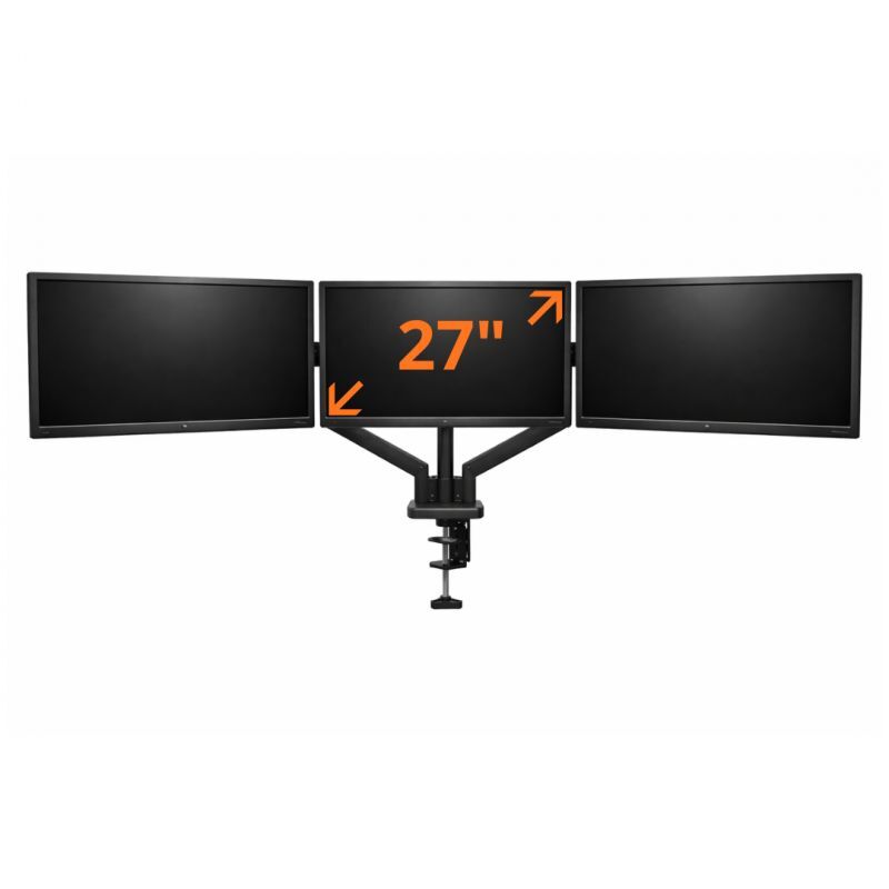 MonsieurCyberman 27-Inch Triple Screen PC Monitor Set