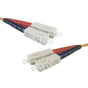 Exertis Connect OM3 Multi-Mode Fiber Optic Cable, 3m, Turquoise
