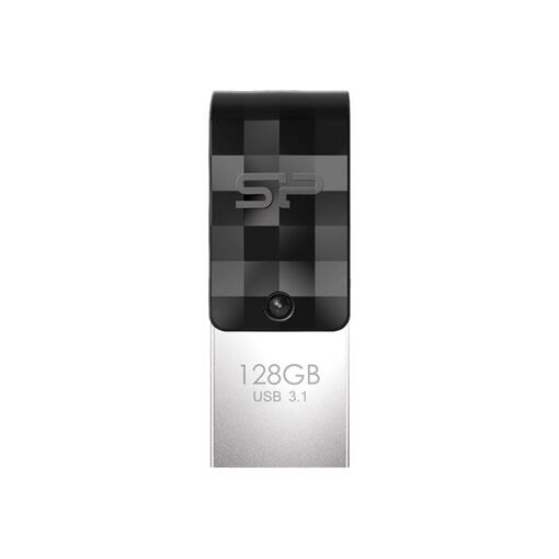 Silicon Power Mobile C31 - 16GB USB Flash Drive - USB 3.1 Gen 1/USB-C - Black