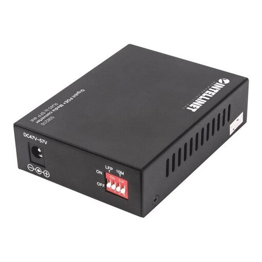 Intellinet Gigabit PoE+ Media Converter