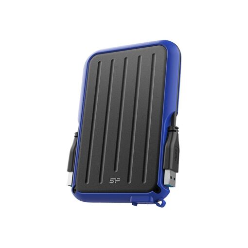 Silicon Power Armor A66 - 4TB External Portable HDD - 2.5" - USB 3.2 Gen 1 - Blue