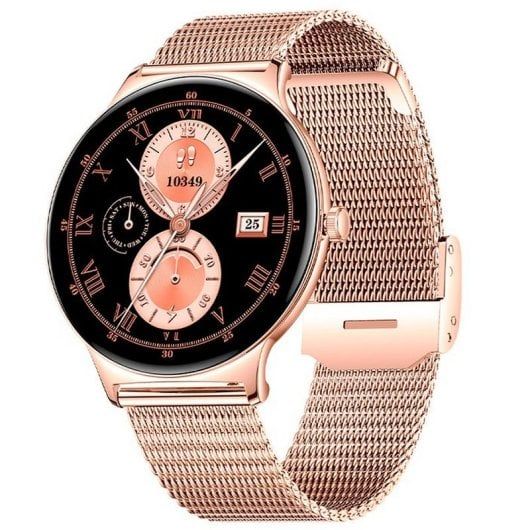 Cool Ultrathin Smartwatch (AMOLED Health Sport) Pink + 2 Straps