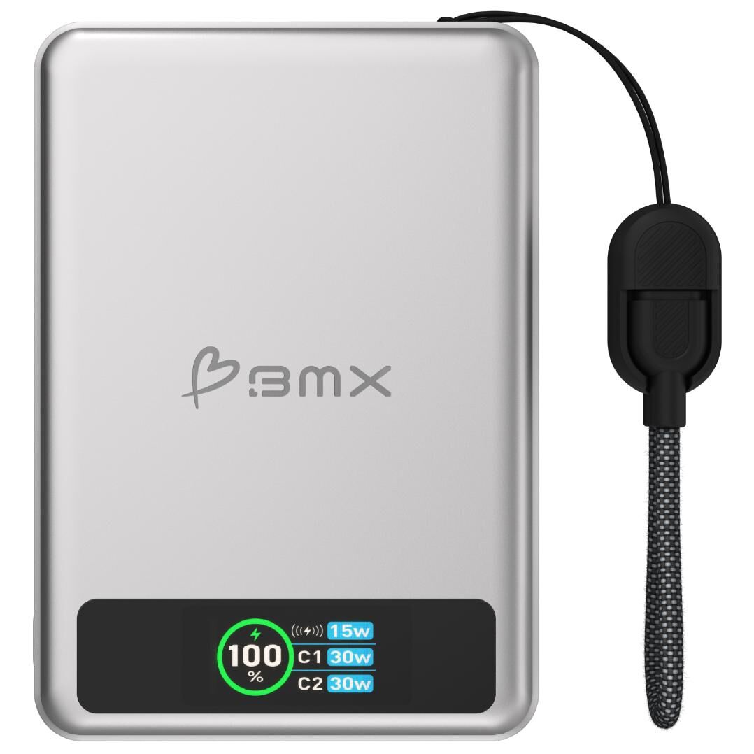 Better Mobile Xperience Power Bank 10000mAh Wireless Charging - Silver