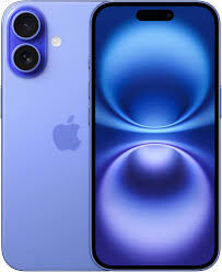 Apple iPhone 16 - 6.1" Double SIM, 5G, 128GB, Ultramarine