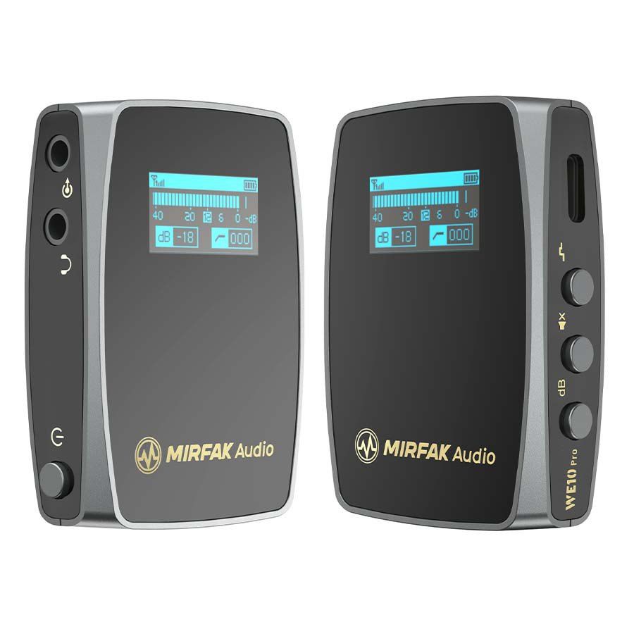 Mirfak WE10 Pro Dual Wireless Camera Microphone