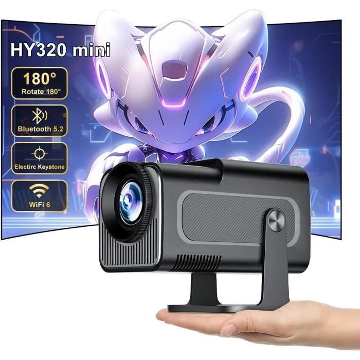 Mini Projector - AWOL VISION HY320 - Wifi & Bluetooth - 1280x720 HD