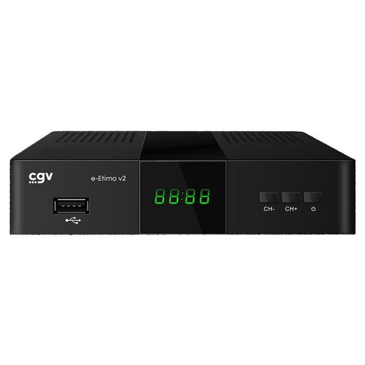 Receptor terrestre CGV e-Etimo V2 HD - Negro