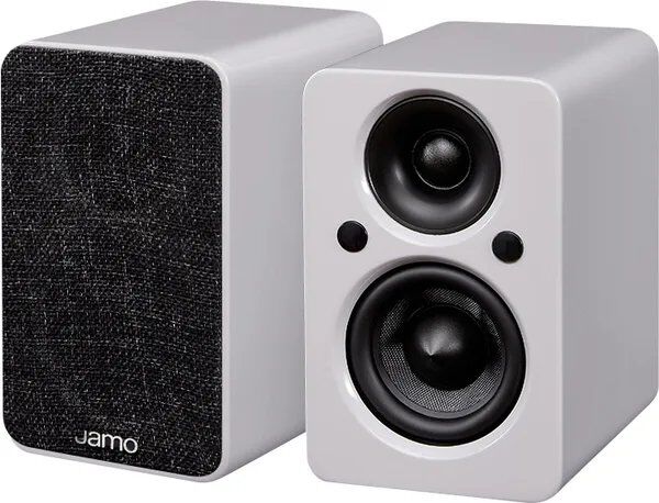 Enceinte sans fil Jamo Mini MKII - Blanc laqué (paire)