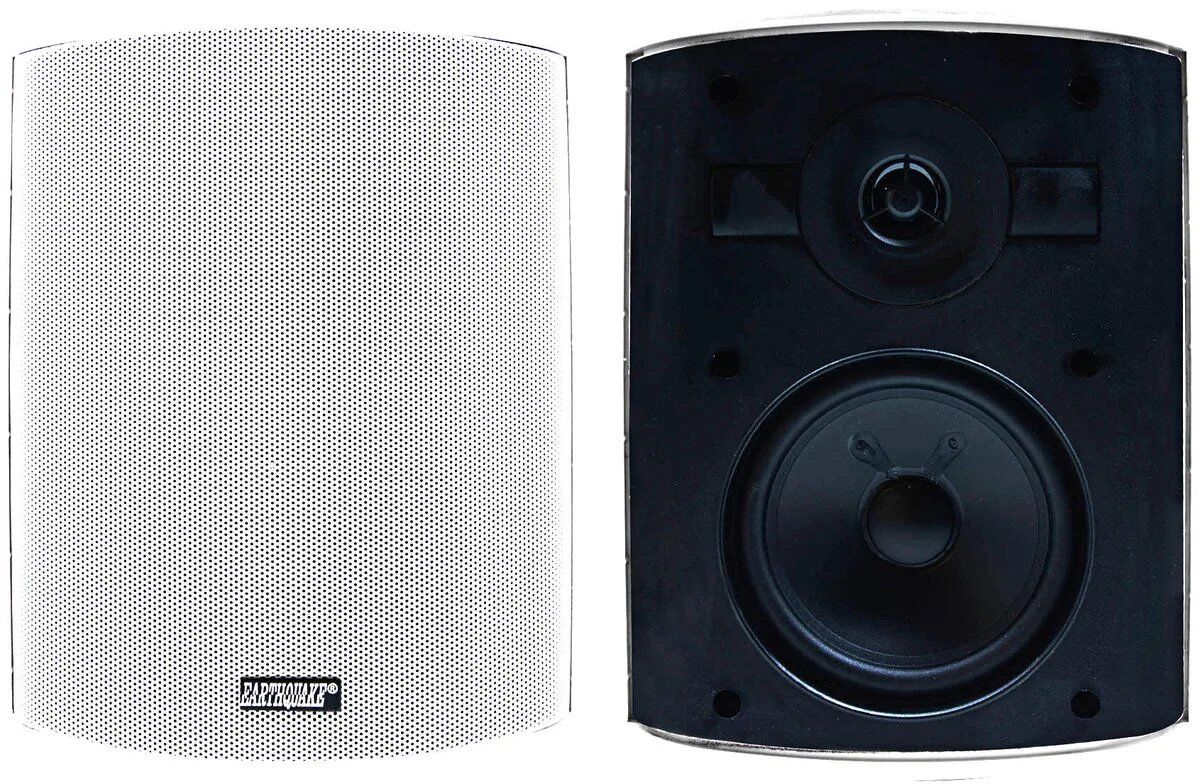 Earthquake Outdoor Speaker AWS-502W White (Pair)
